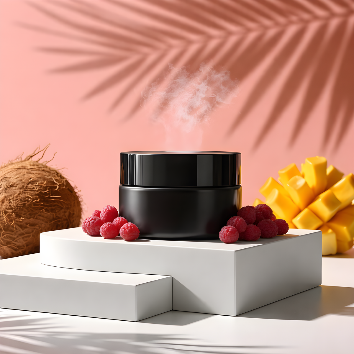 Crème Corps Coco Framboise Mangue – Nutrition Exotique & Éclat Tropical