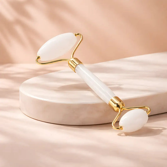 Coffret Rouleau de Massage en Cristal de Roche – Soin Visage & Équilibre Énergétique - Pierre et Cristaux