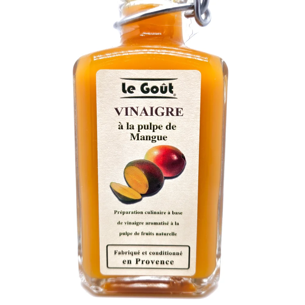Vinaigre artisanal à la Mangue – Sucré velouté & ensoleillé - Vinaigres