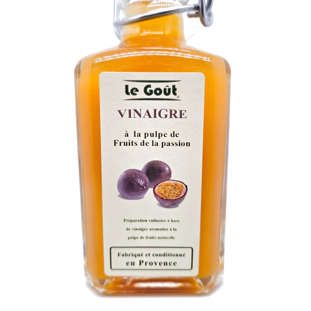 Vinaigre artisanal au Fruit de la Passion – Acidulé parfumé & ensoleillé - Vinaigres