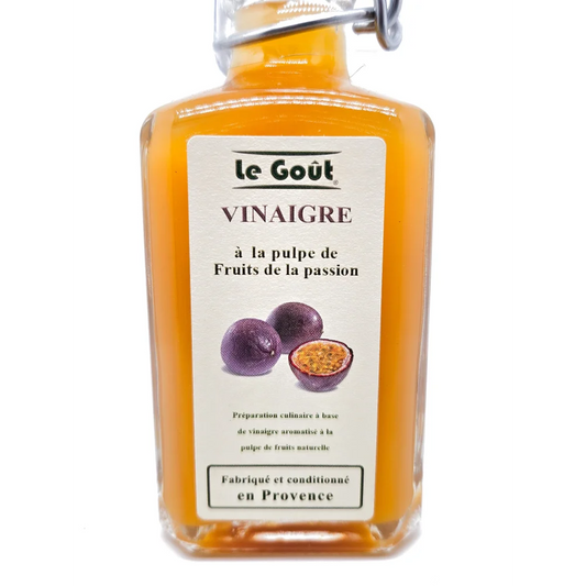 Vinaigre artisanal au Fruit de la Passion – Acidulé parfumé & ensoleillé - Vinaigres